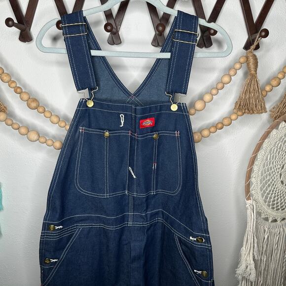 Dickies Men's Bib Denim Jean Overalls